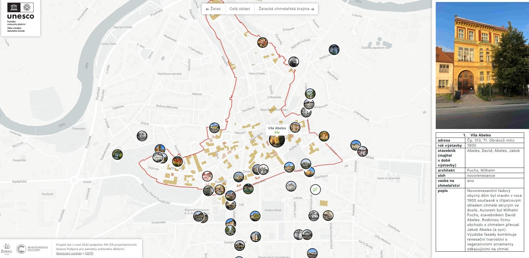Interaktivní mapa přináší nové informace o stavebním dědictví! - Obrázek